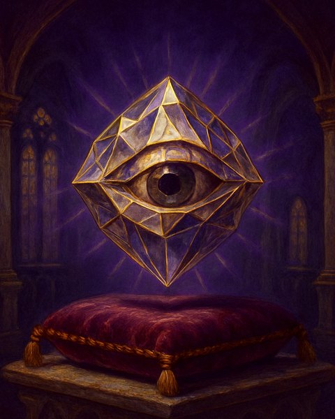 The Prismshard Heist — a jeweled relic in a warded temple, painted cover